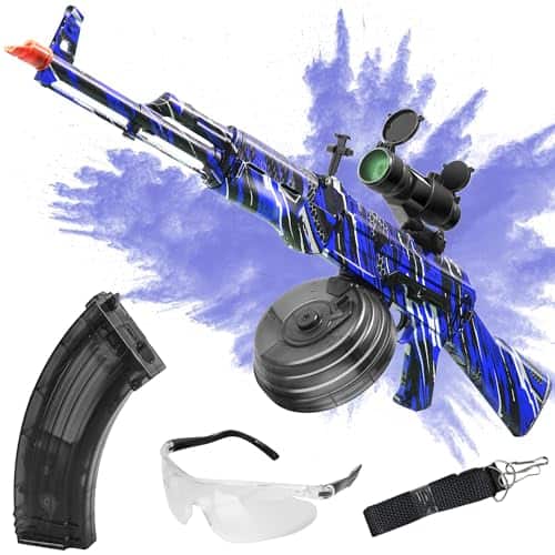 Gran Blaster de Bolas de Gel AKM-47 - 200FPS y Dispara