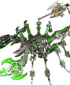 Rompecabezas Metálico 3D Verde para Adultos Escorpión, Kits