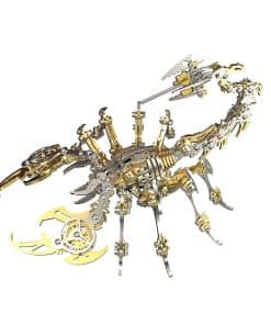 Rompecabezas Metálico 3D Gold para Adultos Escorpión, Kits