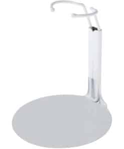 Soporte de figura de acción ajustable blanco Plymor