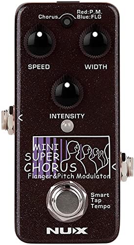 Pedal de Efectos NUX Mini SCF Super Chorus Flanger y Pitch - Imagen 3