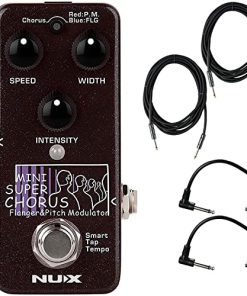 Pedal de Efectos NUX Mini SCF Super Chorus Flanger y Pitch