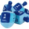 Aviv Judaica Peluche Dreidel con Sonajero para Hanukkah -
