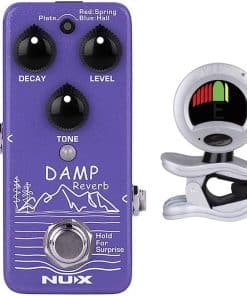 Pedal de Efectos de Guitarra NUX Damp Reverb con Afinador