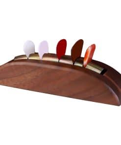 Porta púas para guitarra HHUXIUE, estuche de exhibición de