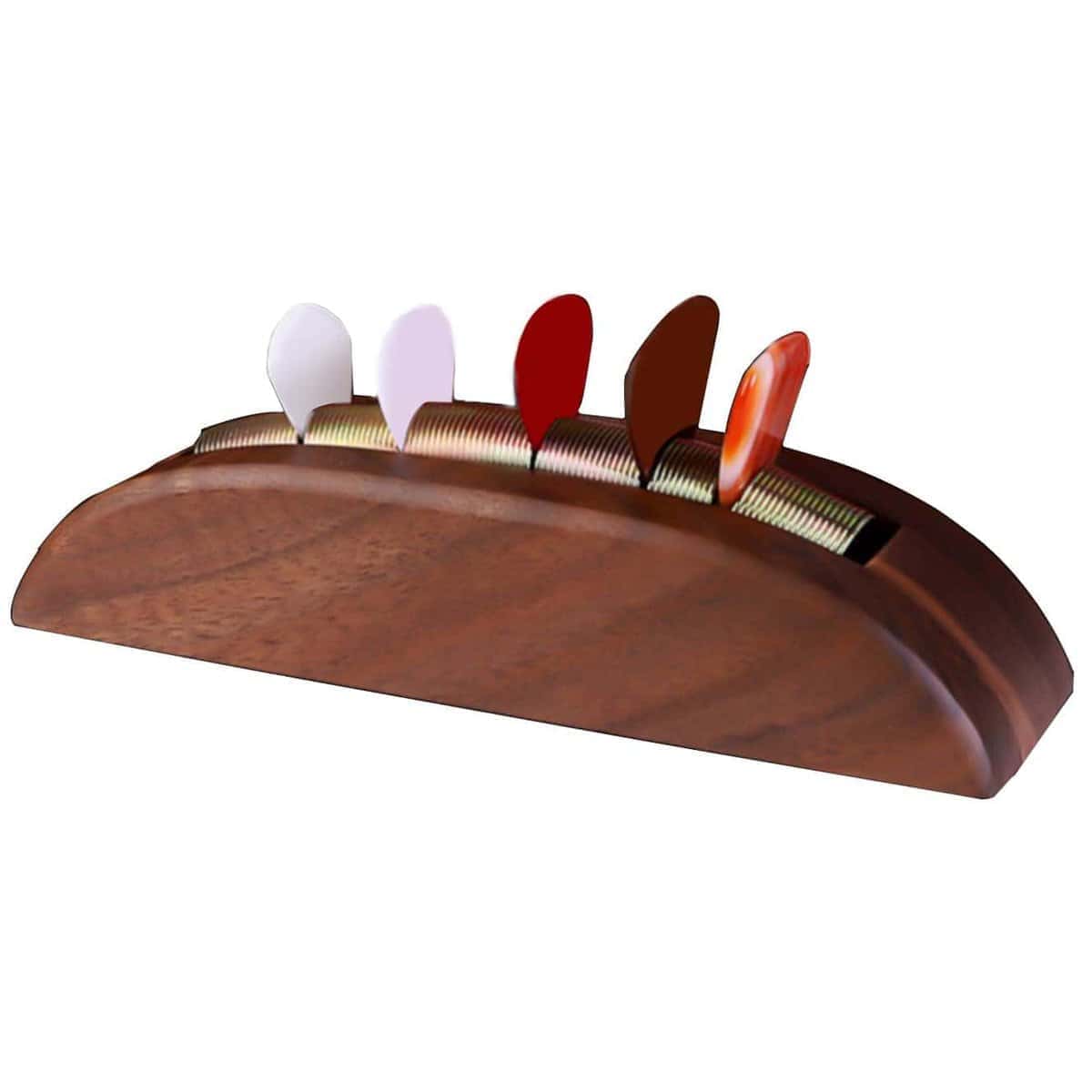 Porta púas para guitarra HHUXIUE, estuche de exhibición de