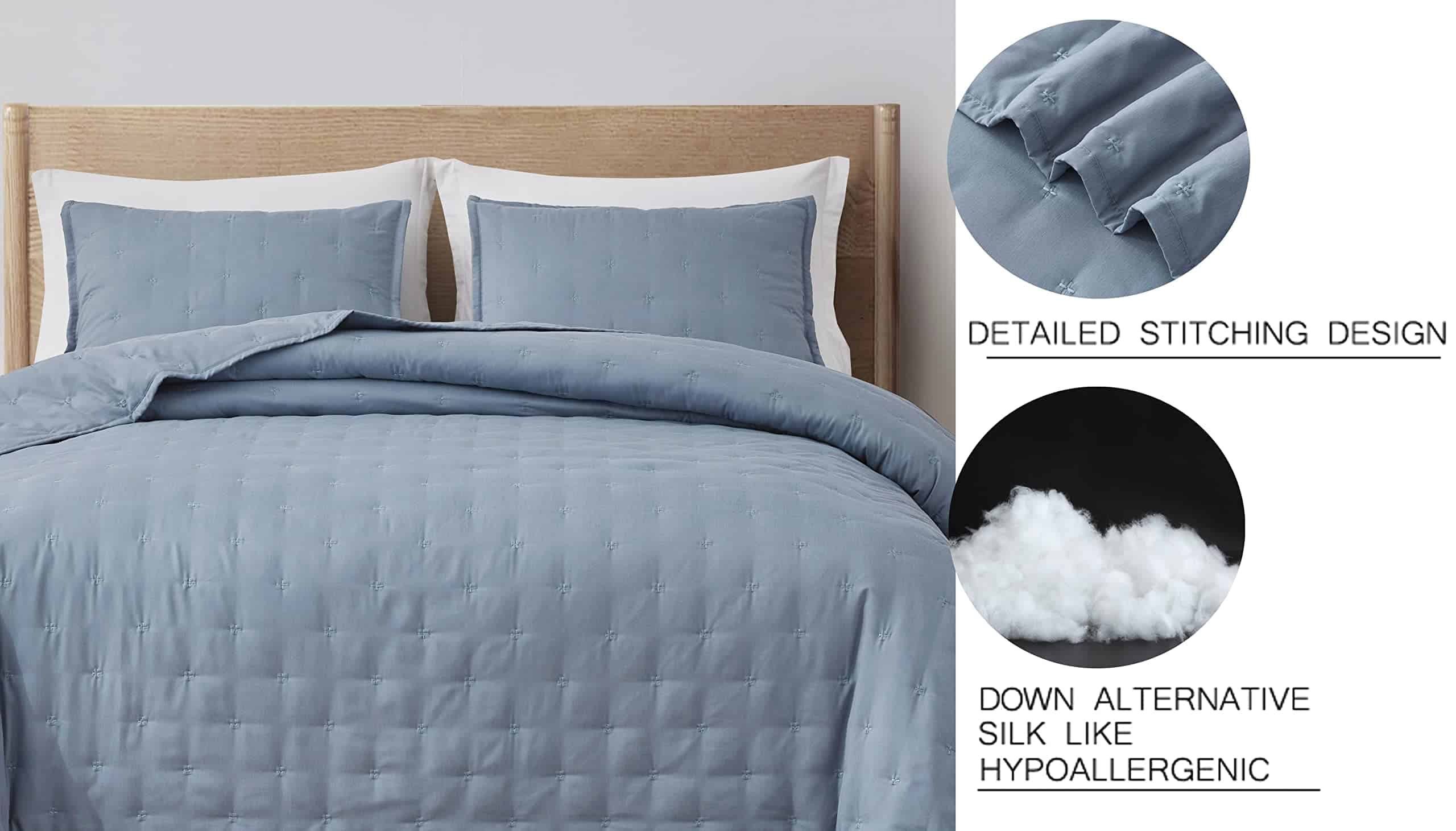 Set de Cubrecama Acolchado Chezmoi Collection Milo de 3 - Imagen 8