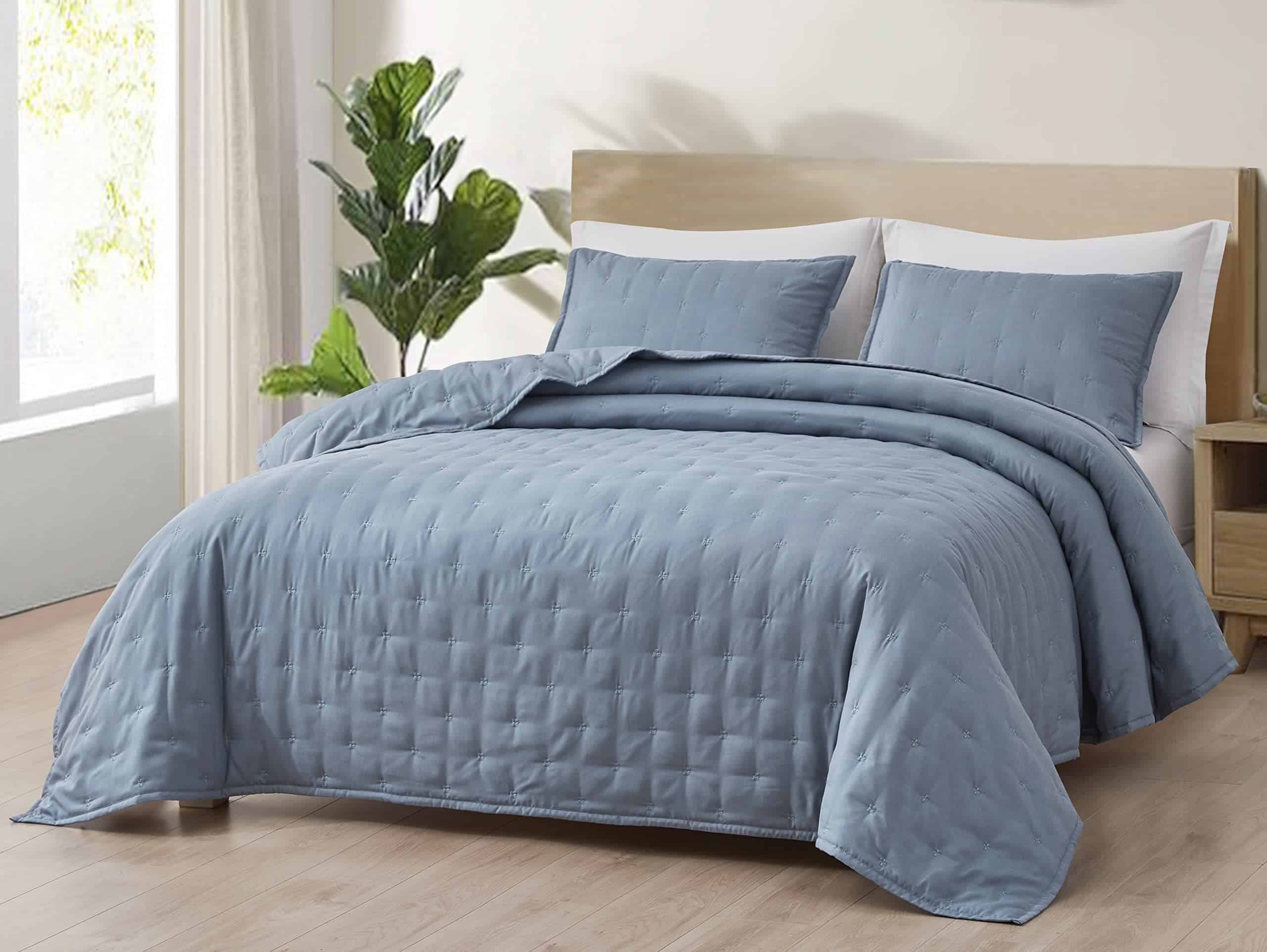 Set de Cubrecama Acolchado Chezmoi Collection Milo de 3 - Imagen 3