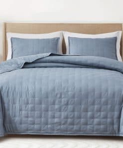 Set de Cubrecama Acolchado Chezmoi Collection Milo de 3