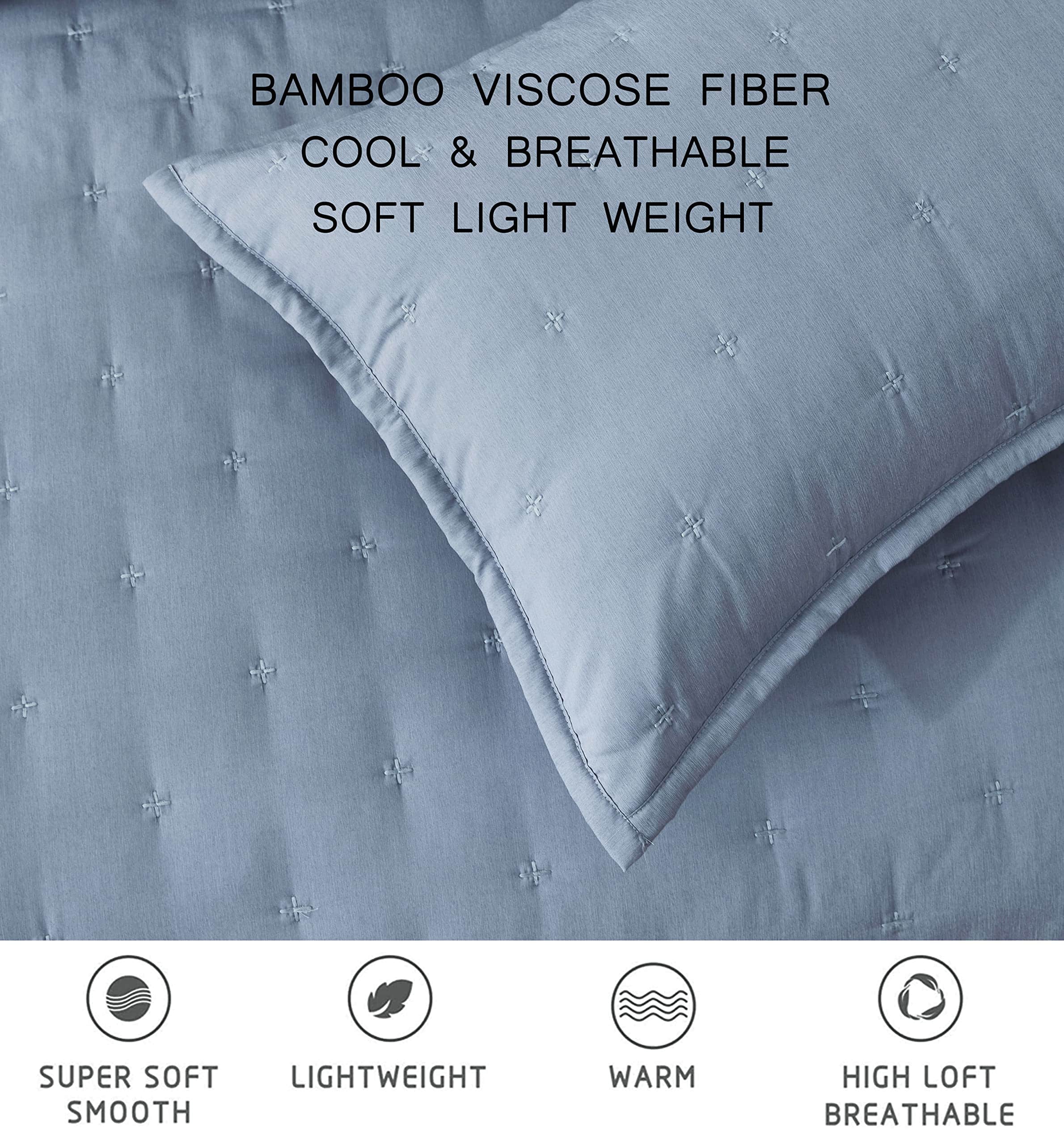 Set de Cubrecama Acolchado Chezmoi Collection Milo de 3 - Imagen 7