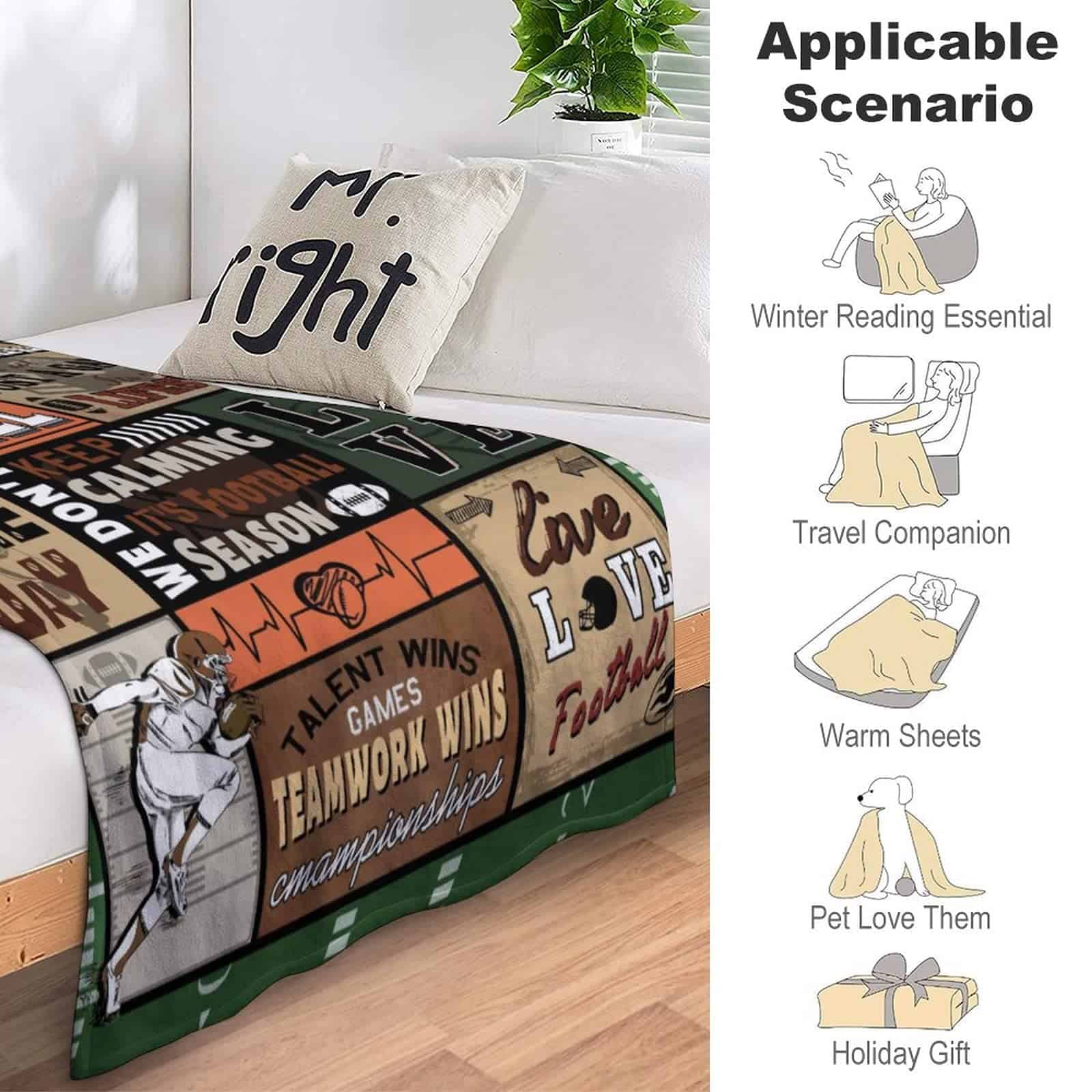 Manta de Tiro de Fútbol Americano Prokelin - Manta de - Imagen 6