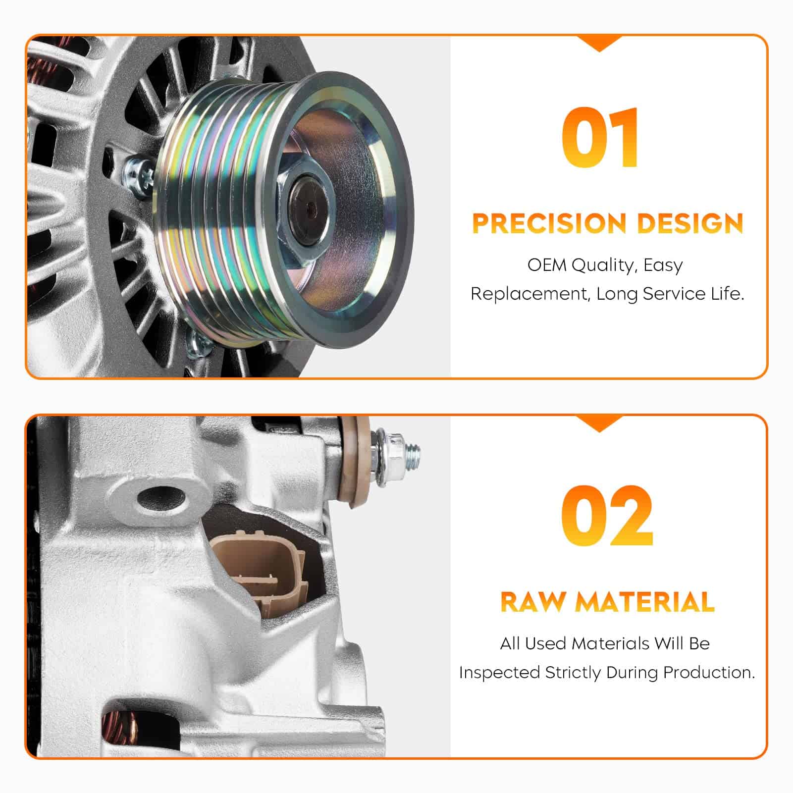 Alternador para Acura RSX & Honda CR-V L4 2.0L 2002 2003 - Imagen 5