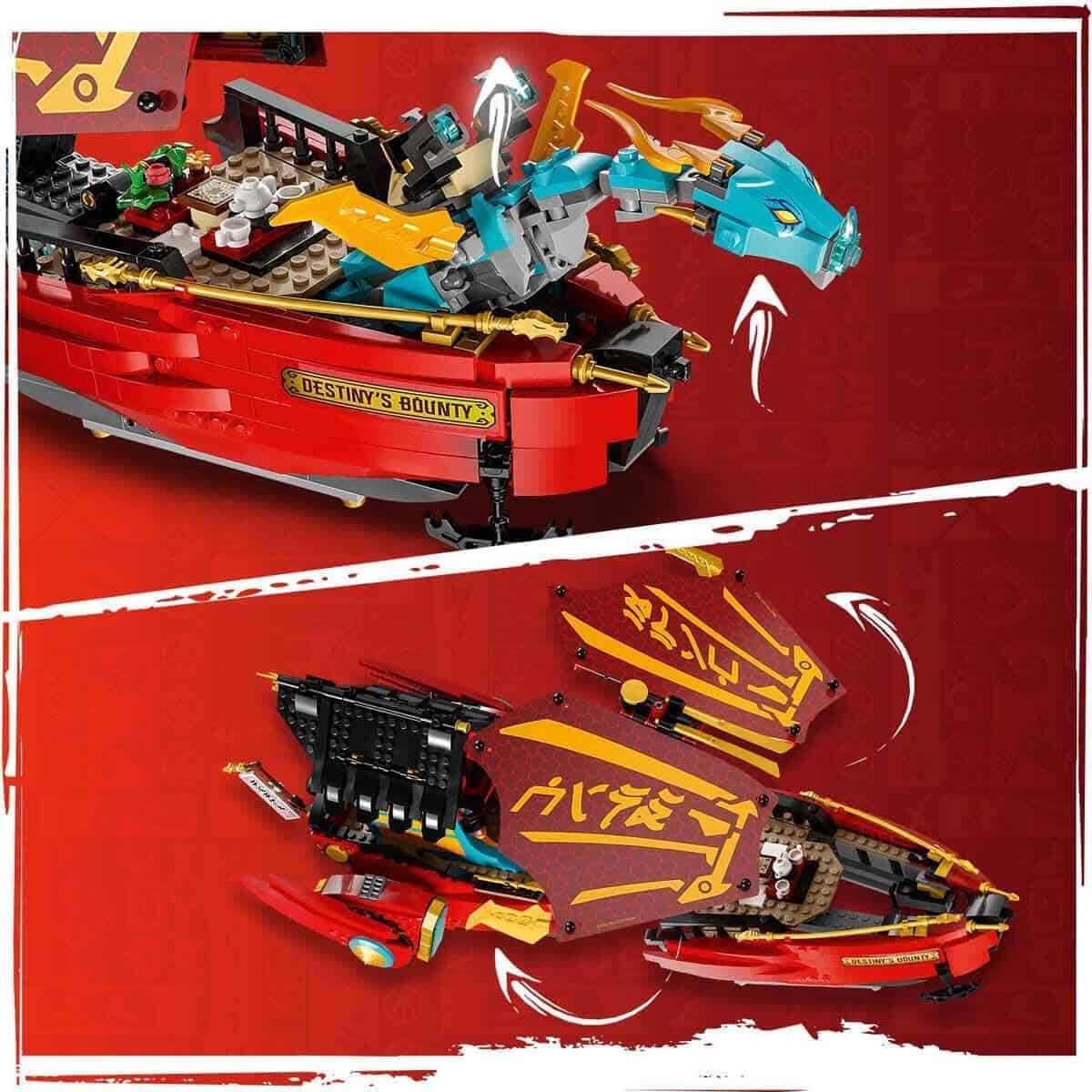 LEGO Ninjago 71797 Aerial Battleship Bounty Juguete de - Imagen 6