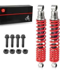 Amortiguador Delantero Resorte Rojo & Tuerca Bloqueo