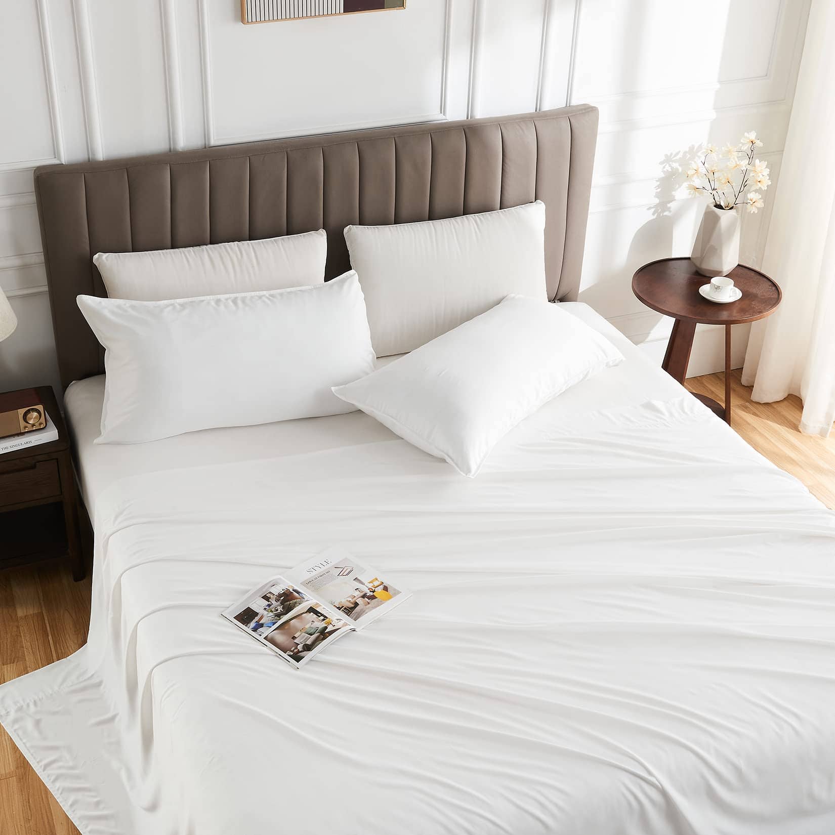 Juego de sábanas VASROY Cooling Breathable de fibras de