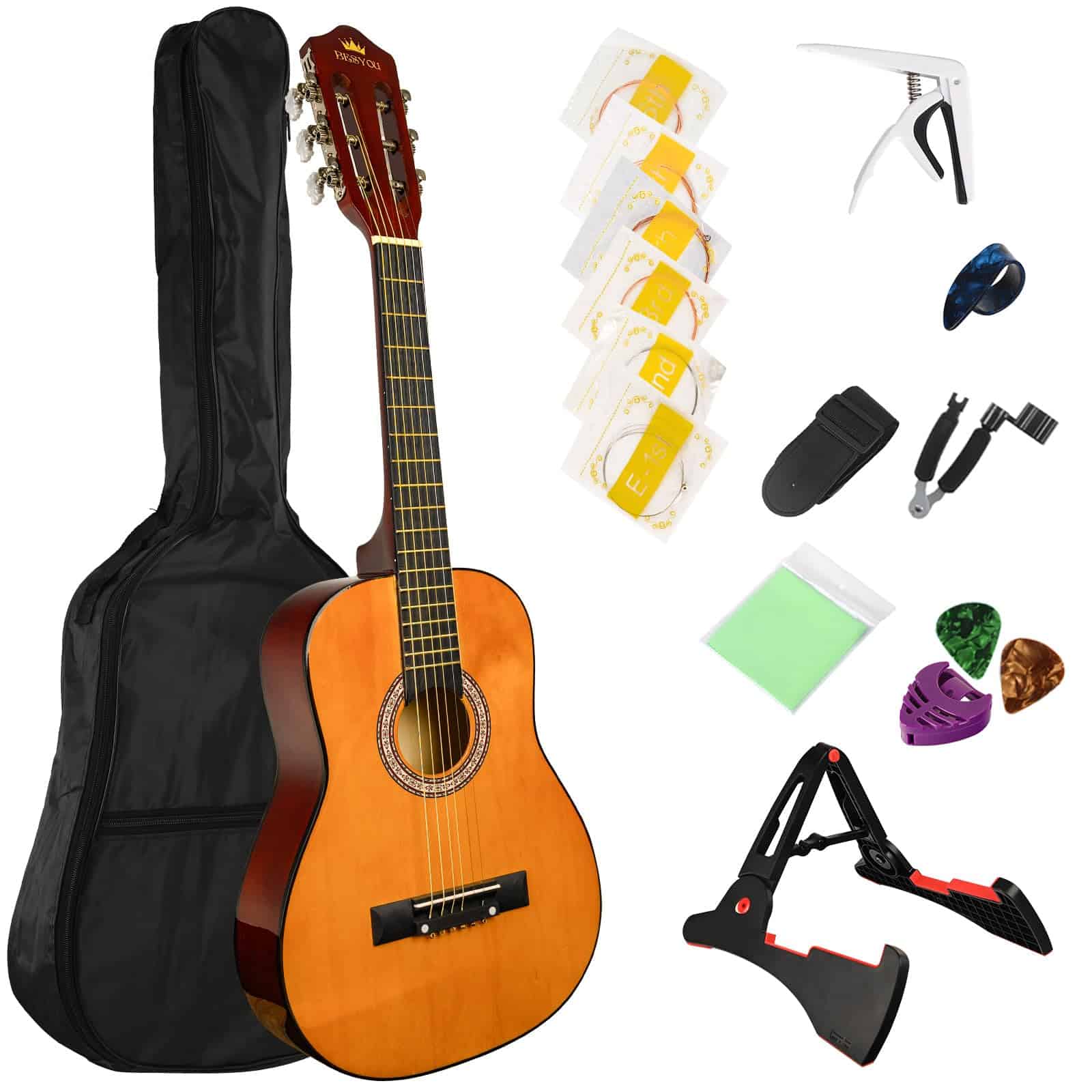 Guitarra Acústica para Principiantes BESYOU de 30 Pulgadas