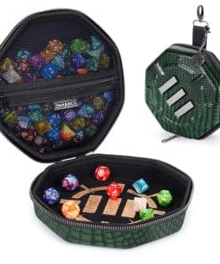 ENHANCE DND Dice Tray and Dice Case - Edición de -Verde Drag