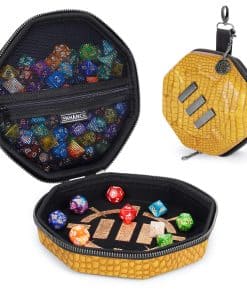 ENHANCE DND Dice Tray and Dice Case - Edición de -Dragon Gol