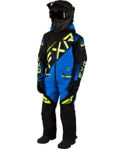 FXR Monosuit para Nieve para Jóvenes CX Negro/Azul/Amarillo