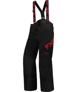 Pantalones de moto de nieve FXR Child Clutch aislados e
