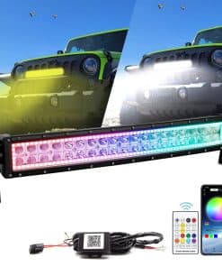 Nicoko 120w 22 pulgadas RGB Amber White Curved Small Led