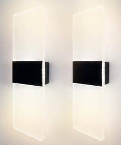 Homdec 2Pack RV Lámpara de Pared LED con Interruptor,