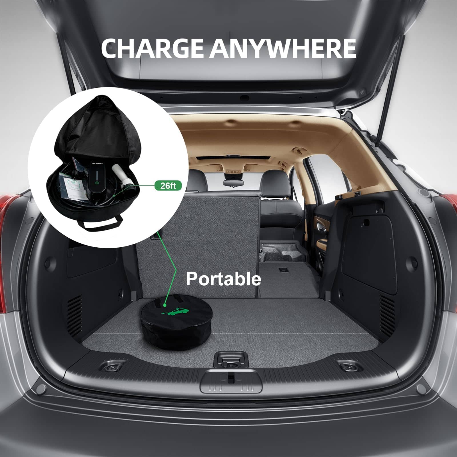 Cargador portátil Twobarrels Level 1-2, 16Amp 110-240V 26 - Imagen 7