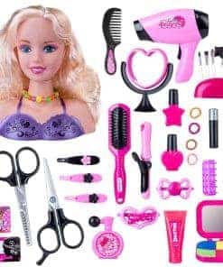 Cabeza de muñeca KonHaovF para peinar y maquillar para