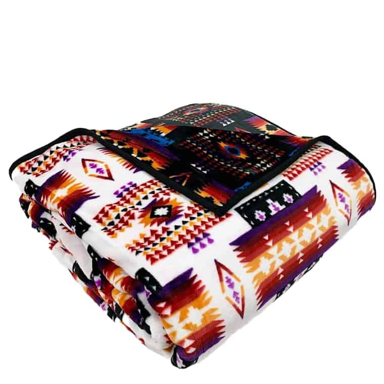 Manta de Franela Sagrada 79"x95" Mantas del Sudoeste