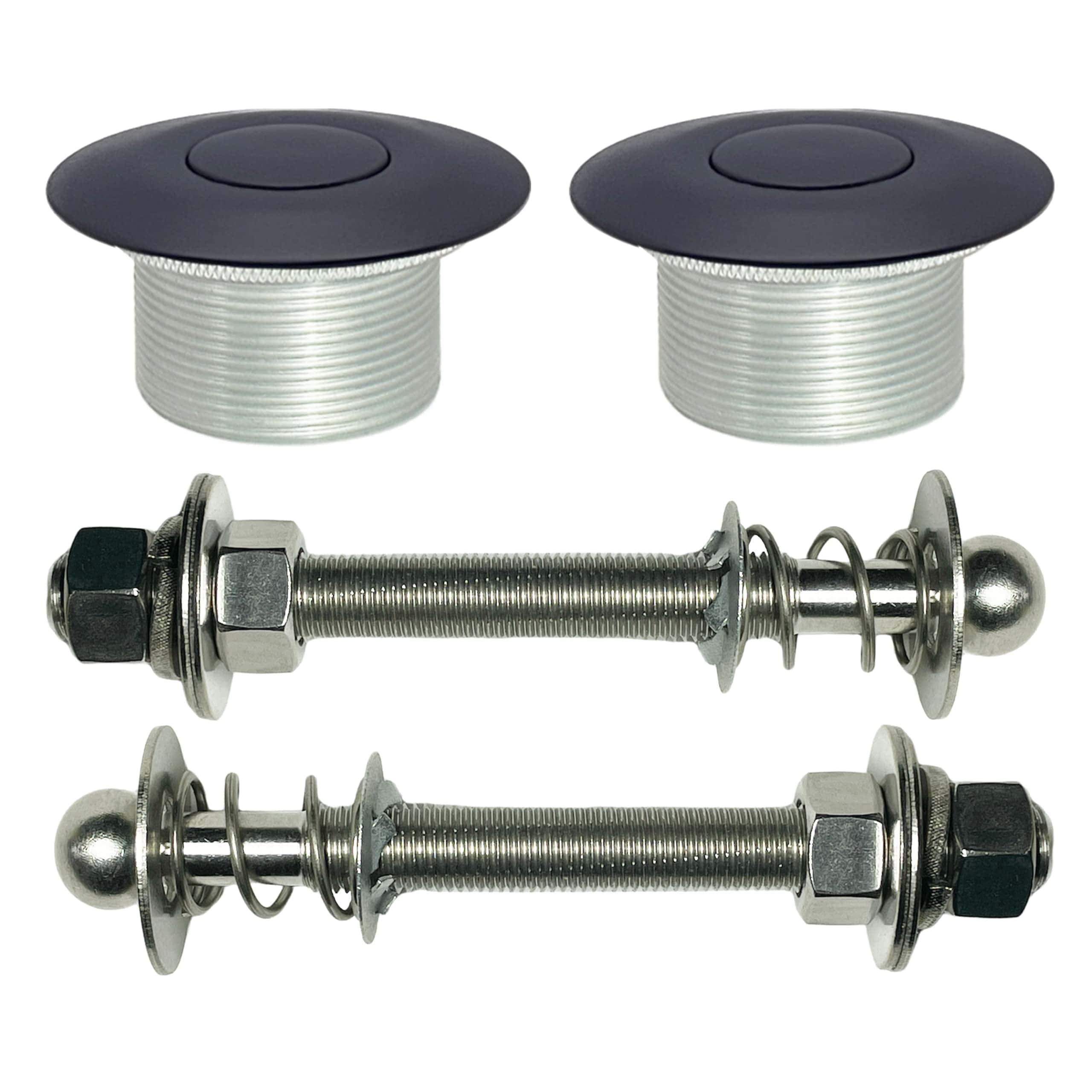 Set de 2 Pasadores de Capó de Botón Rápido de 1.75" Hechos