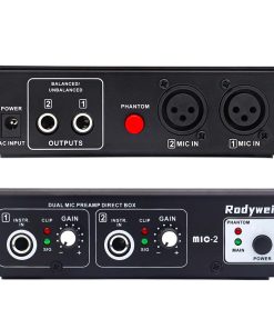 Rodyweil Preamp de Micrófono Booster de Micrófono 4