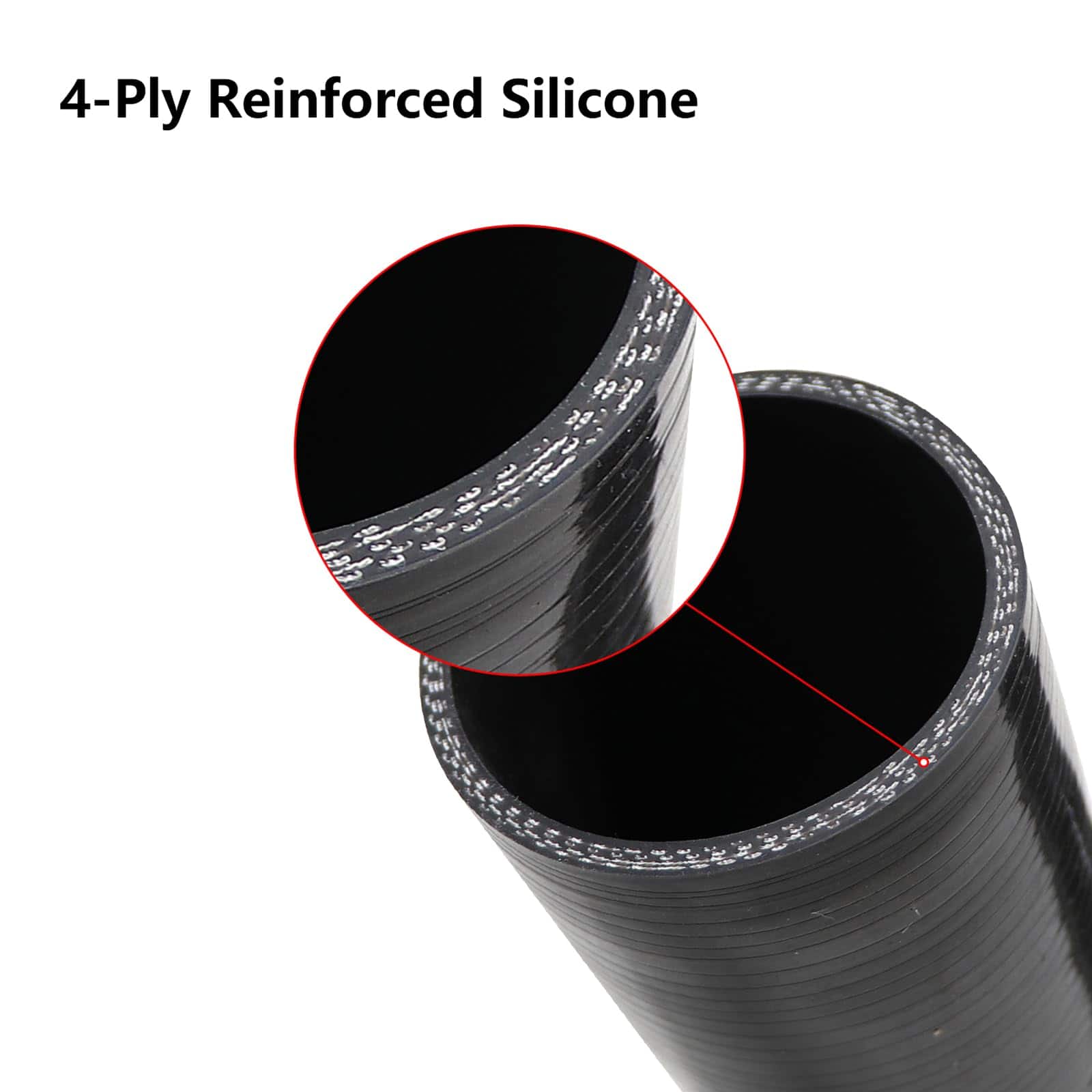 Manguera Recta de Silicona ETL INDUSTRIES 2" ID, Longitud - Imagen 4