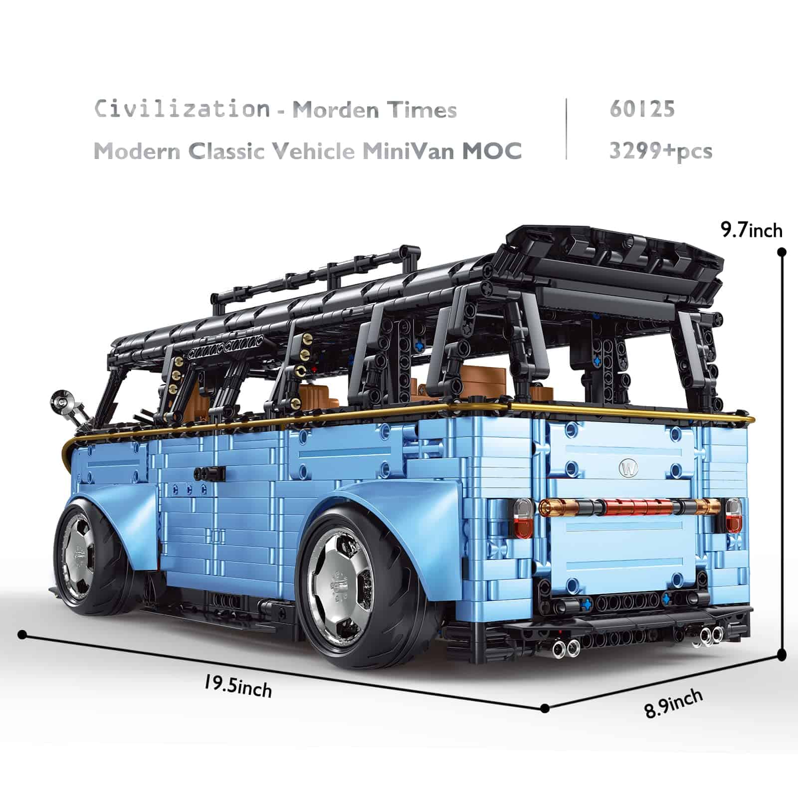 JMBricklayer Set de Construcción de Autobús de la Ciudad - Imagen 4