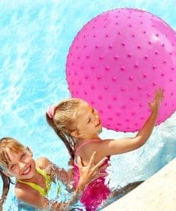 Pelota de masaje sensorial grande para niños, -Rosa