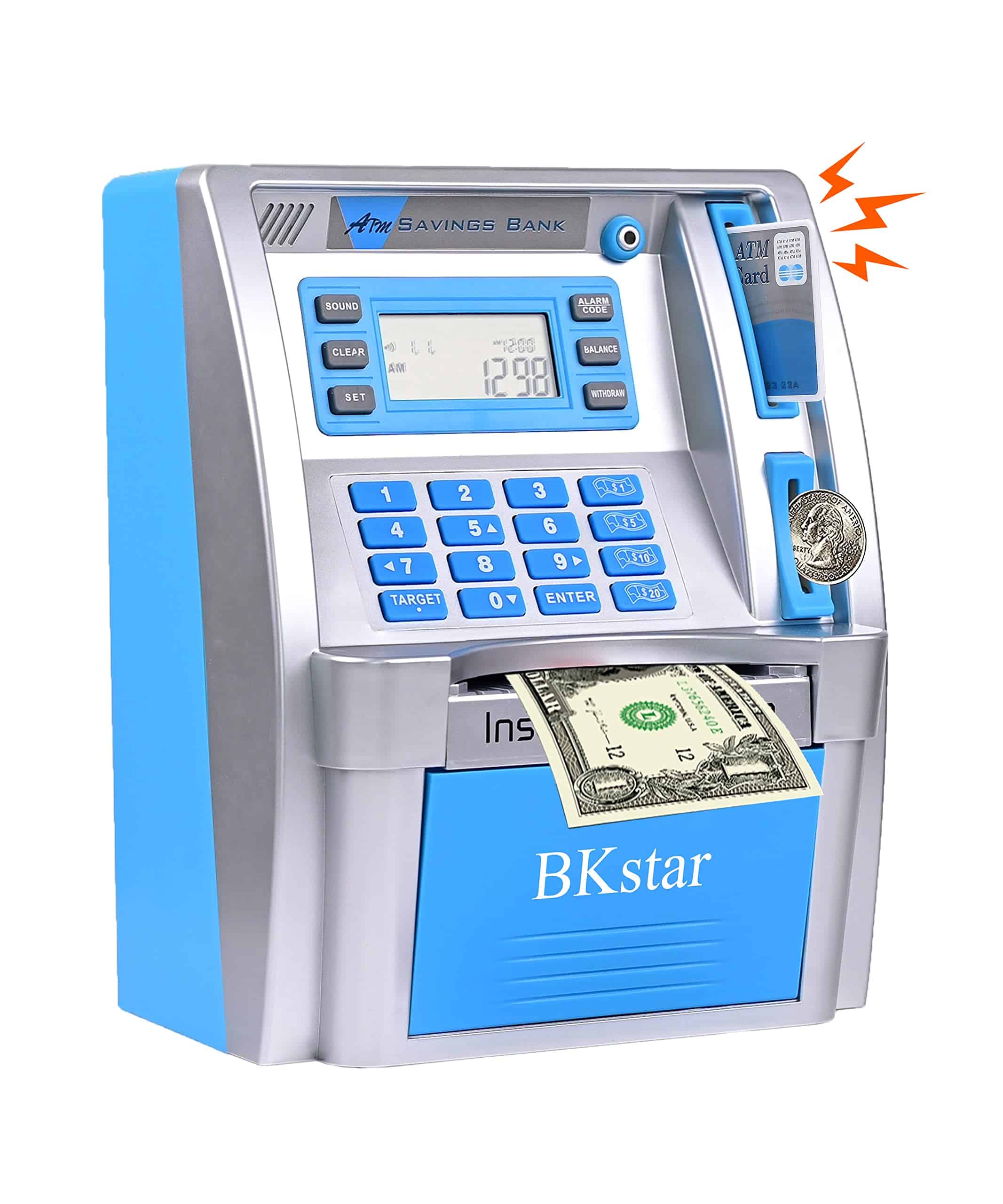 Hucha ATM para niños mejorada de BKstar, Banco de ahorro de
