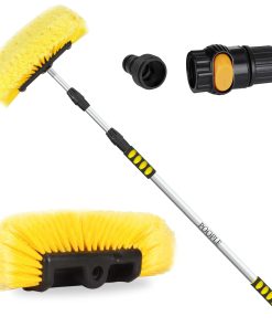 Cepillo de Lavado para Autos POOPLE de 12' con Mango Largo,