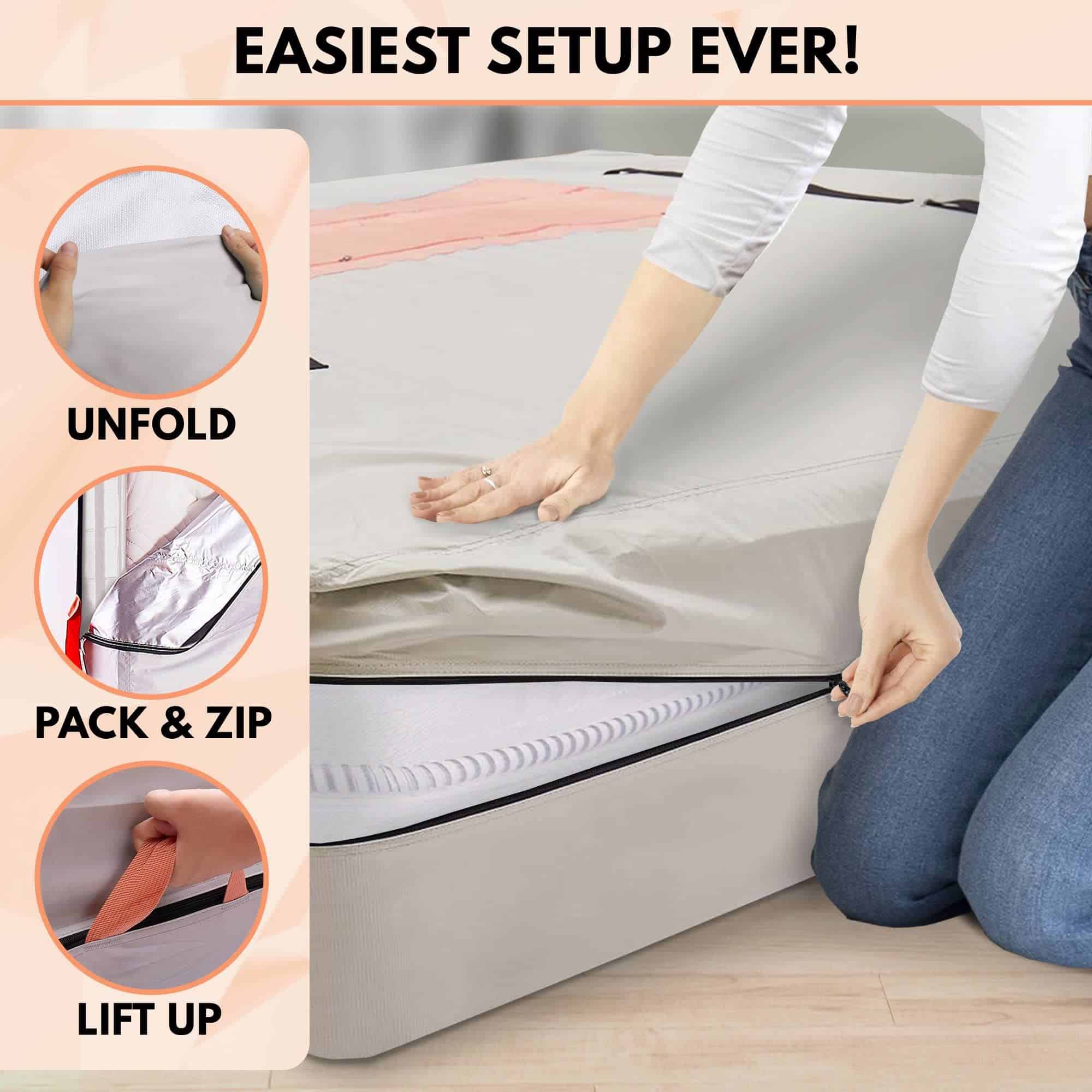 Bolsa de Colchón para Mudanzas, Funda de Colchón para - Imagen 6