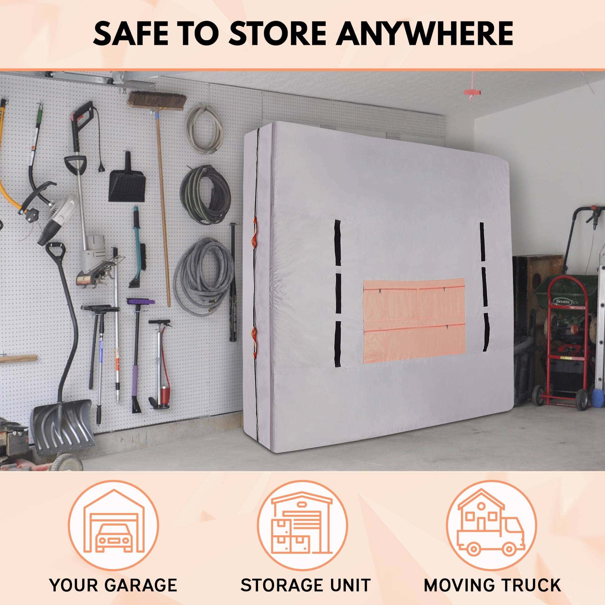 Bolsa de Colchón para Mudanzas, Funda de Colchón para - Imagen 8