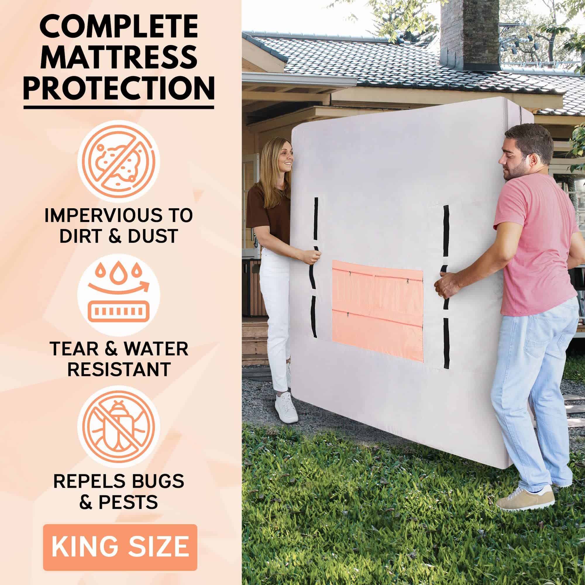 Bolsa de Colchón para Mudanzas, Funda de Colchón para - Imagen 3