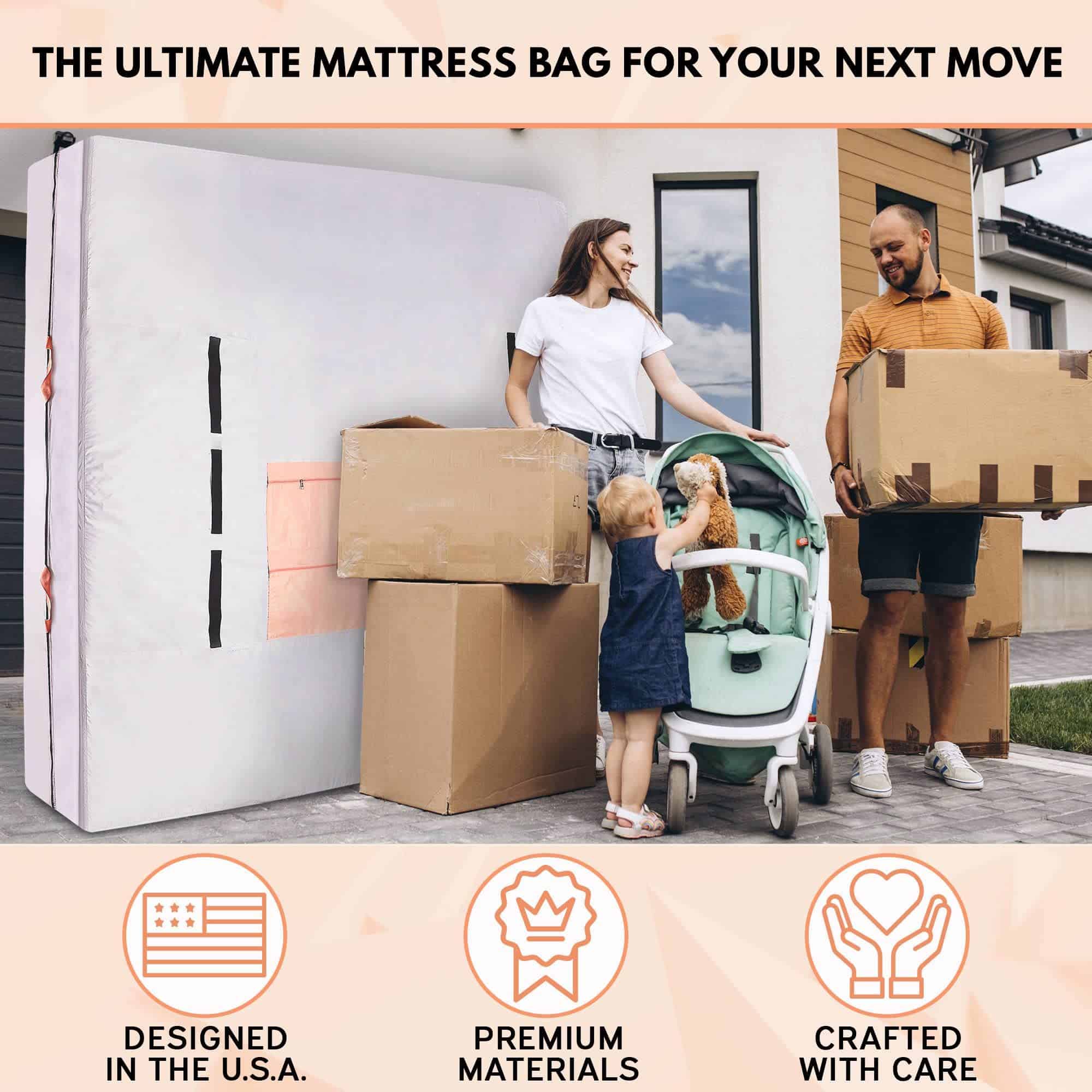 Bolsa de Colchón para Mudanzas, Funda de Colchón para - Imagen 10