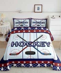 Juego de edredón de hockey, Juego de ropa de cama de