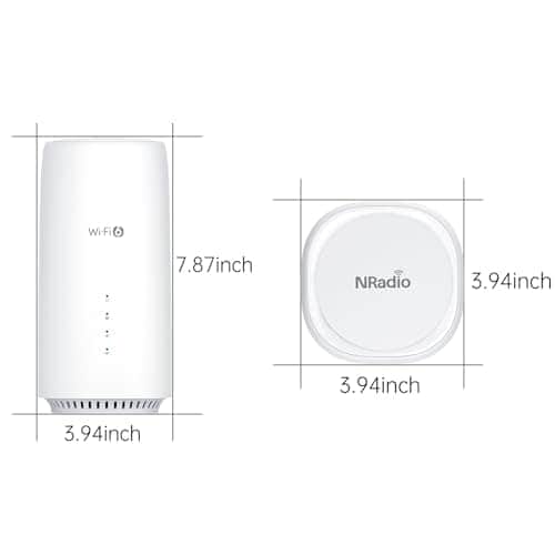 Router WiFi 6 NRadio, Router de Internet Inalámbrico AX1800 - Imagen 8
