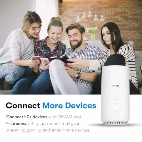 Router WiFi 6 NRadio, Router de Internet Inalámbrico AX1800 - Imagen 5