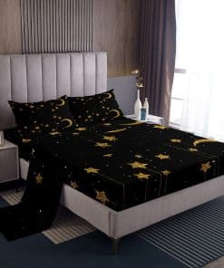 Juego de sábanas para niños y niñas con diseño de cielo