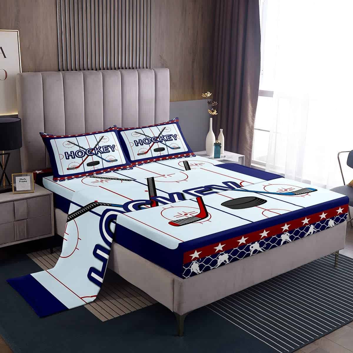 Juego de Sábanas de Hockey, Juego de Sábanas de Hockey