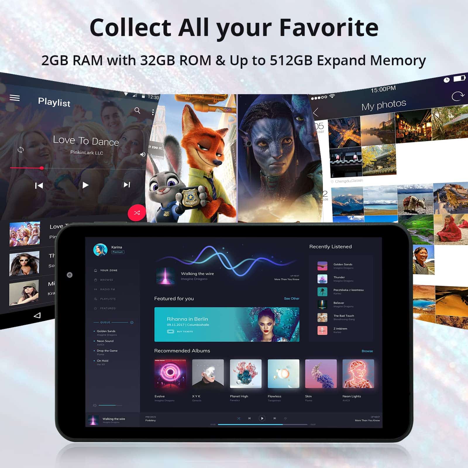 Tableta Android weelikeit de 8 pulgadas, Tableta de - Imagen 4