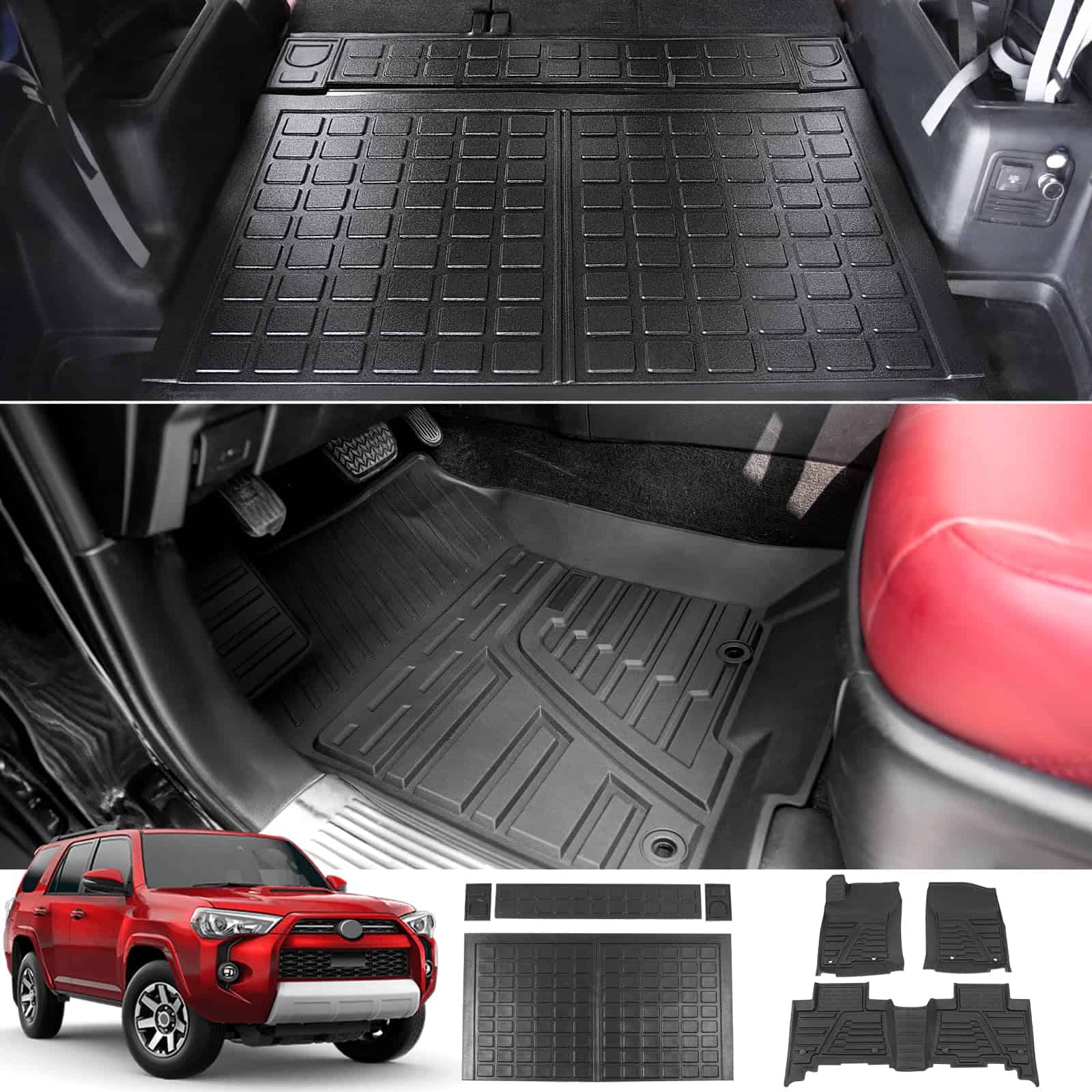 powoq Tapete para Maletero Compatible con Toyota 4Runner