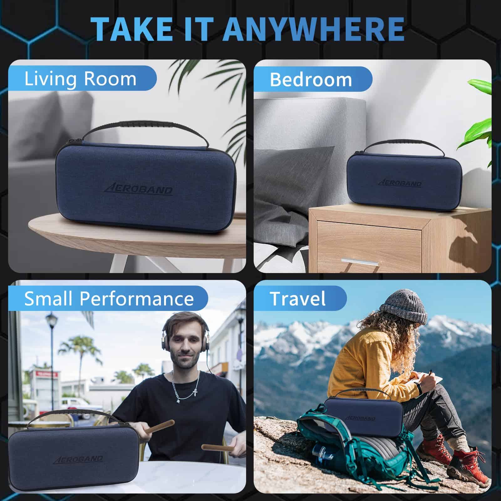 Estuche de Almacenamiento para Baquetas Eléctricas AEROBAND - Imagen 7