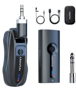 Micrófono Inalámbrico Lavalier KIMAFUN, Trabaja 8hs/165FT