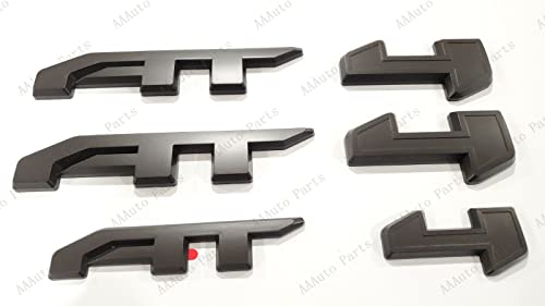 Emblema Adhesivo de Recubrimiento AT4 de 3 Piezas para